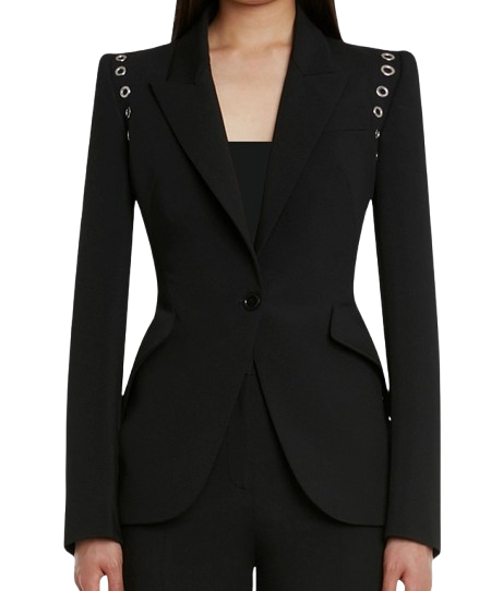 women-fabric-stylish-coatEyelet-Detail-Tailored-Blazer-jacket-1.png