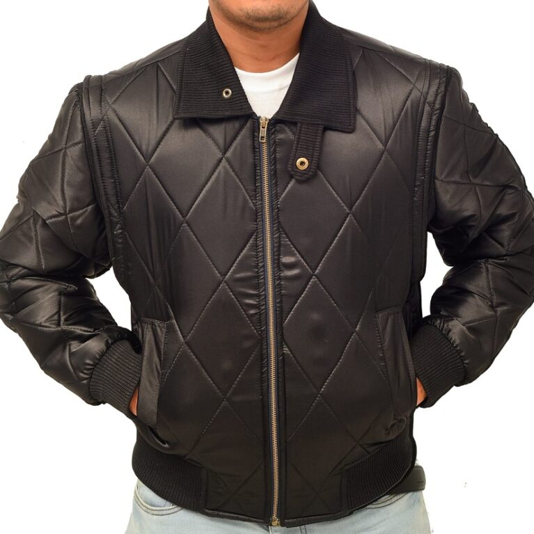 Mens-Drive-Inspired-Black-Quilted-Satin-Bomber-Jacket-3.jpeg